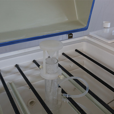 Câmara do teste de pulverizador de sal da fibra de vidro com coletor ASTM B117 da névoa